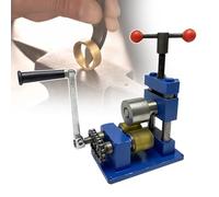 Manual Combination Rolling Mill Machine with Double Roller for Jewelry Making, Iron Rolling Mills for Metal Sheet & Wire