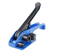 Manual Composite Cord Strip PET PP Plastic Strapping Sealer Tool Cutter Hand Belt Tensioners Ease Of Use(BLUE)