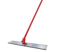 Manual Concrete Trowel, Push-Pull Leveling Tool with Adjustable Handle, Aluminum Magnesium Alloy Cement Screed for Floor and Road Finishing