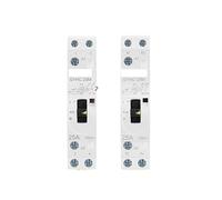 Manual Control Household Contactor Din Rail Type Modular Contactor 2P 16A 20A 25A 2NO or 2NC 220V(2P 20A 2N0 220V)