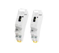 Manual Control Household Contactor Din Rail Type Modular Contactor 2P 16A 20A 25A 2NO or 2NC 220V RUAJOGYNVM(2P 20A 2N0 220V)