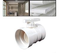 Manual Control Valve for Air Volume Regulation in Duct Systems PVC Construction for Added Durability (315mm)