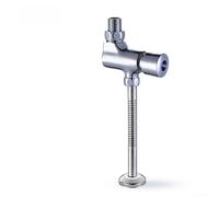 Manual Copper Toilet Flush Valve Delayed Close Anti-Splash Wall Mounted | Solid Copper Body Precision 1/2 Inch Threaded Inlet Ergonomic Angle Handle Smooth Electroplated Finish