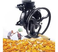 Manual Corn Sheller - Efficient Corn Stripping Tool with Wooden Handle, High Threshing Rate, Processes Up to 60kg/h