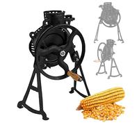 Manual Corn Thresher, Cast Iron Corn Shelling Machine with Wooden Handle, 40-60kg/h, 98% Threshing Rate, for Household Small Farm Use