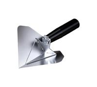 Manual Corner Smoothing Trowel Stainless Steel Inside Wall Finishing Tool with Grip Handle for Bricklaying Plaster Putty Detail Tasks Projects Inside Corner Trowel Plaster Putty Wall Finishing Line
