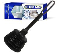 Manual Corrugated Plunger Ø 100 mm for Unblocking The Drain WC and for Sink Made of PVC - MONTERAL