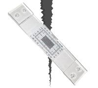 Manual Crack Tool - Clear Crack Gauge, Reliable Measuring Equipment | Handy Tell-Tale Gauge for Angle and Standard Cracks, Instrument