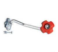 Manual Crank Replacement Handle for Trailer Jack Featuring Heavy Duty Construction for RV Leg Leveling Repair (Red)