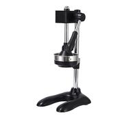 Manual Crank Type Heavy-Duty Easy Citrus Juicer Removable Strainer Cone Easy-To-Grip Handle Restaurant Café Stainless Steel(Black,26 * 20 * 47cm)
