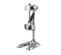 Manual Crank Type Heavy-Duty Easy Citrus Juicer Removable Strainer Cone Easy-To-Grip Handle Restaurant Café Stainless Steel(silver,26 * 20 * 47cm)