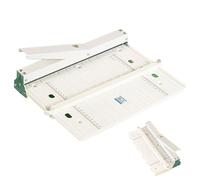 Manual Creasing Machine 350mm Paper Folder, Precis Score Tool for A4 A3 Greeting Cards, Heavy Du Metal Construct with Magnetic Base, Ideal for Office Booklet Binding & Photo Presentat