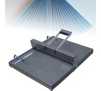 Manual Creasing Machine, A3/A4 Paper Folding Machine, Heavy Duty Metal Creaser with Positioning Block and Clear Scale for Indent Documents, Cards, and Photos