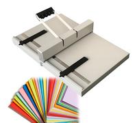 Manual Creasing Machine with Clear Scales and Positioning Stops for Paper and Cards