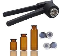 Manual Crimper Sealing Machine Vial Crimper, Durable + Easy to Use + Precise Closure, 8mm-32mm All Aluminum Cap Manual Capper, for Research Institutes, Laboratories, Hospitals,School,32mm