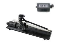 Manual Crockmeter, Dry Wet Rubbing Fastness Tester with Counting Indicator, Dual Bearing, Rub & Color Transfer Testing, 10 Color Fastness Tester for Fabric Leather Samples