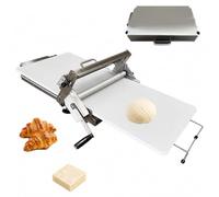 Manual Croissant Dough Laminator, Folding Countertop Dough Sheeter with Compact Storage Design, Pastry Roller for Puff Pastry, Pie Crust and Bakery Dough(Commercial Bakery)