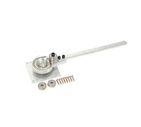 Manual Cross Metal Bending Machine Steel Bar Bender with Bearings, for Bending 1-8mm Thick 35mm Width Iron Wire Steel Wire Copper Wire, Heavy Duty Hand Operated Metal Tube Bending Equipment