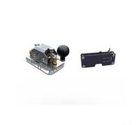 Manual CW Key Stainless Steel Smooth Bearing Pure Copper Contacts for Morse Code Learning and Radio Telegraph Training(C)