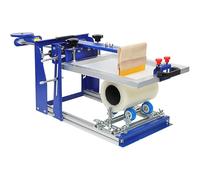 Manual Cylinder Press Printer, Printing Press Cylindrical Screen Printing Machine with Base and Printing Roller Device, 200 * 250MM Graphic Area for Printing Cylindrical and Conical Products