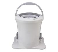 Manual Dehydrator, Efficient High Capacity 2500rpm Mini Portable Dehydrator Electricity Free for Socks for Baby Clothes for Travel for Small Clothes for Home (White)