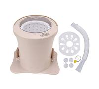 Manual Dehydrator Mini Portable Dehydrator High Capacity Electricity Free Hand Drawstring Dehydrator for Dormitory Travel (Apricot)