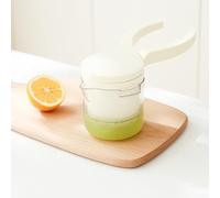 Manual Design Squeezer - Handheld for Juicer Citrus Lemons Limes Compact Adapted Pc/abs Silicone Lemon Kitchen Oranges Device for Home Bar Catering (Beige)(Beige)