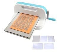 Manual Die Cutting Embossing Machine A4 Size, ABS Craft Tool for Card Making and Home Decor - Safe Bladeless Design, Versatile for Fabric, Paper & 3D Decoupage
