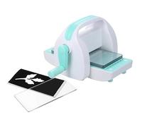 Manual Die Cutting Machine, Portable Embossing Tool with 4 Backing Plates and 9 Cutting Dies for Greeting Cards and Paper Crafts
