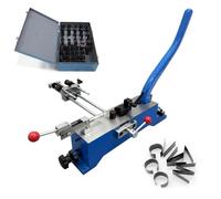 Manual Die Cutting Metal Bending Machine with 35 Molds, Max 1.05mm Thickness, Blade Steel Rule Bender for DIY Dies Making