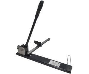 Manual DIN Rail Cutter with Measuring Ruler and Adjustable Positioning for Steel and Aluminum Alloys