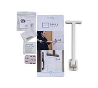 Manual Door Closer, Accessible Door Handle, Interior or Exterior, Durable, Swivels (White)