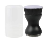 Manual Double-Sided Facial Cleansing Brush, Fibre Wool & Silicone, 7 cm Mini, Face Scrub for Women, Deep Cleanser, Makeup Remover, Skin Care Tool