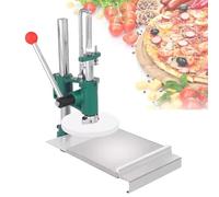 Manual Dough Press Machine for Homemade Pizza, Commercial Stainless Steel Flattener for Easy Thin Crust Creation