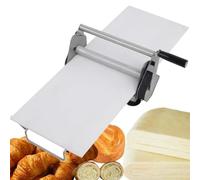 Manual Dough Roller Machine,Commercial Stainless Steel Sheeter,Folding,Adjustable Thickness(Rs201)