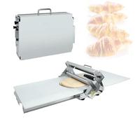 Manual Dough Roller Machine with Foldable Frame for Bakery, Pizza Dough & Puff Pastry