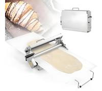 Manual Dough Sheeter, Folding Dough Sheeter,Counter Top Dough Sheeter,Sheeter Board Manual Dough Roller Machine,with Adjustable Thicknesses,Commercial Grade Capacity,300