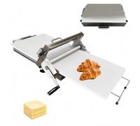 Manual Dough Sheeter, Folding Dough Sheeter Machine with Adjustable Thickness, Countertop Pastry Roller for Croissants, Puff Pastry, Pie Crust, Home Bakery Use(Home Bakery)