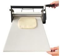 Manual Dough Sheeter, Folding Dough Sheeter Manual Dough Roller Machine,Counter Top Dough Sheeter,Adjustable Thickness,for Making Fudge Crust, Pizza Dough,Model400