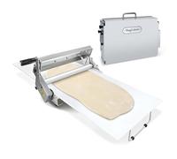 Manual Dough Sheeter for Bakery, Foldable Tabletop Pasta Machine, 600g Capacity, Compact Design for Croissant and Pizza Dough, Ideal for Home and Professional Use