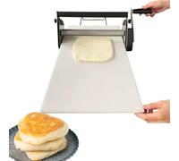 Manual Dough Sheeter for Fudge Crust and Pizza Dough, Countertop Folding Roller Machine, Efficient Baking Tool, Ideal for Pizza and Pastry Preparation