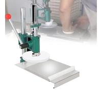 Manual Dough Sheeter for Homemade Pizza and Commercial Baking - Stainless Steel Press Plate for Easy Rolling and Precision