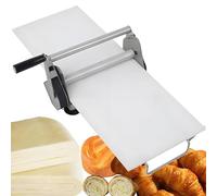 Manual Dough Sheeter, Hand-Cranked for Easy Puff Pastry, Pizza Dough, and Fudge Crust Preparation