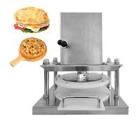 Manual Dough Sheeter Machine Commercial Electric Pizza and Pasta Maker, Stainless Steel, for Home and Counter Top Use, Perfect for Pressing Pizza and Hand-held Cakes