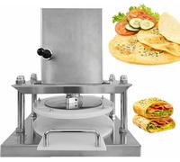 Manual Dough Sheeter Machine Commercial Electric Pizza Stainless Steel Press for Chapati, Pizza Crust, Perfect for Restaurants, Bakeries