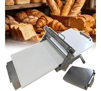 Manual Dough Sheeter Machine for Puff Pastry, Foldable Stainless Steel Press with 10 Settings, Compact Design for Easy Storage and Cleaning
