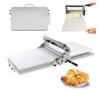 Manual Dough Sheeter Machine with Adjustable Thickness for Bakery, Pizza, and Pastry Preparation