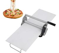 Manual Dough Sheeter, Manual Foldable Dough Sheeter Machine for Bakery, Sheeter Board Manual Dough Roller Machine, Pizza, Croissant, Stainless Steel Pastry Roller with Adjustable Thickness