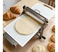 Manual Dough Sheeter - Multi-Function Pastry Roller Machine, Adjustable Thickness 0-25mm, Ideal for Home and Restaurant Use, Perfect for Puff Pastry and Dough Preparation