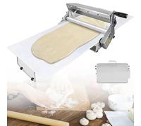 Manual Dough Sheeter, Stainless Steel Dough Machine,Folding Dough sheeter,Counter top Manual Dough sheeter,Commercial Dough Roller sheeter,1-17.5mm/1-27mm, for Bakery Pizza, Croissants,300